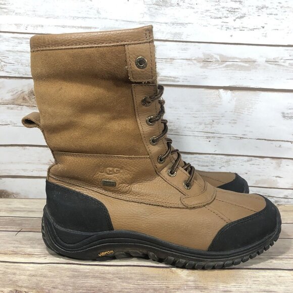 UGG Adirondack III Waterproof Insulated Womens Size 9-9.5 Tall Sheepskin Beige - Picture 5 of 12